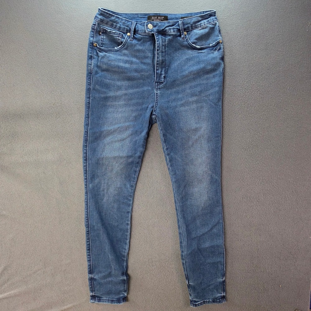 Judy Blue Skinny Fit High Waisted Jeans Medium Wash JB88615 MD-CO Womens 15/32